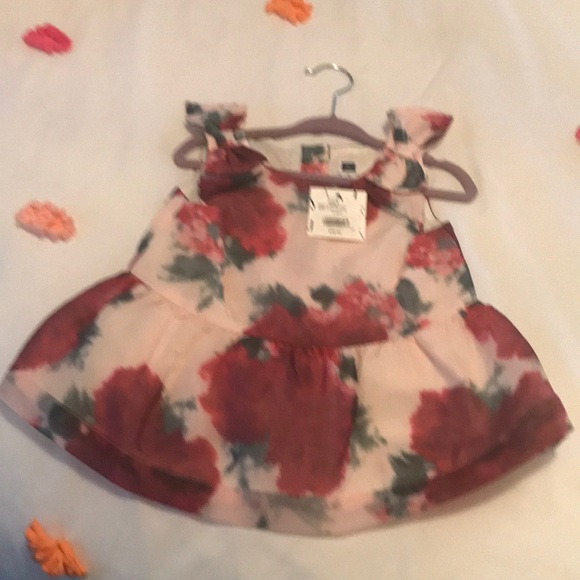 Janie and Jack Other - Toddler girl flower blouse